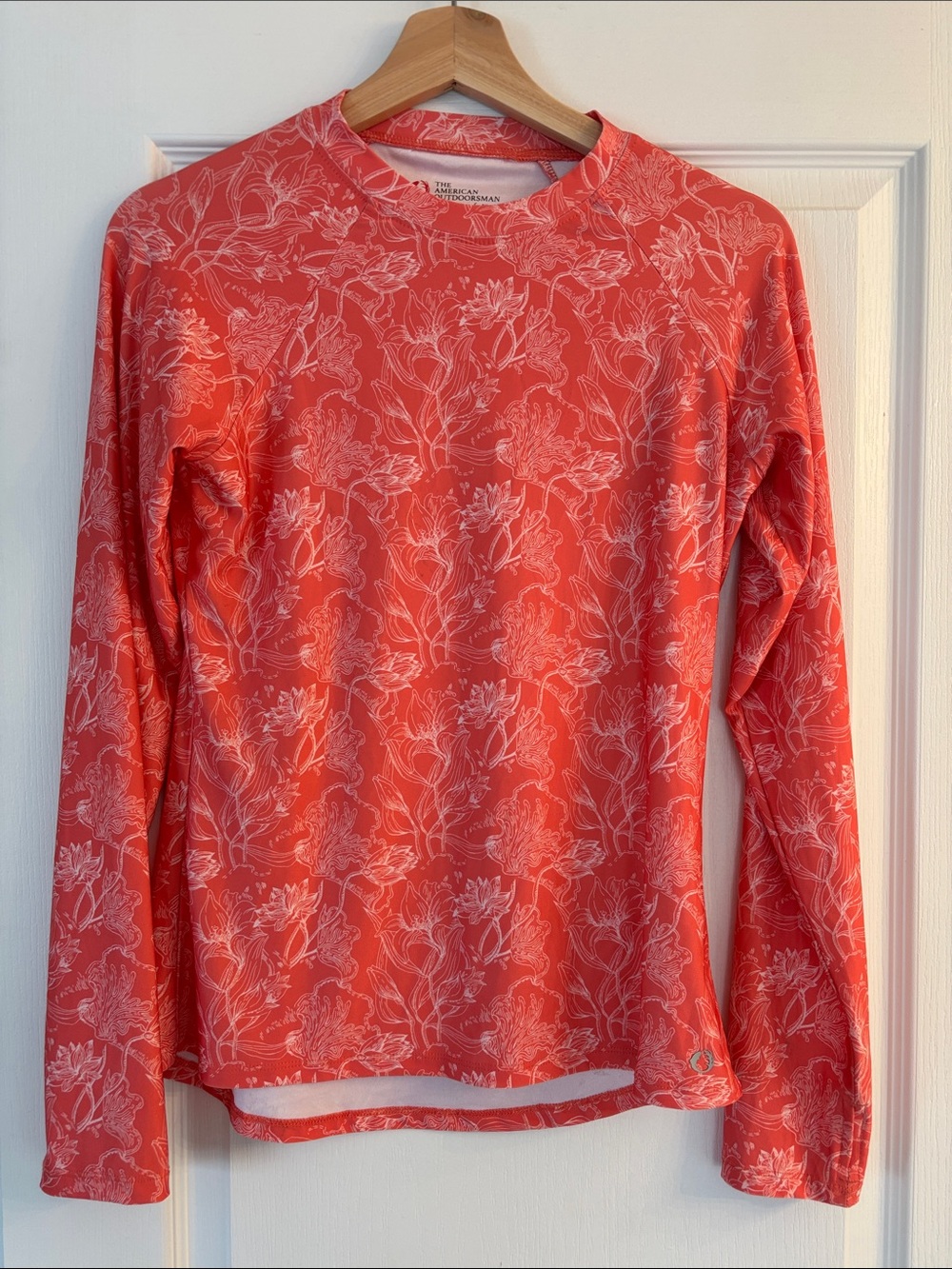Coral Floral Long-Sleeve Sun Tee